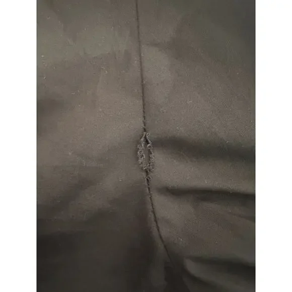 *Flawed* Victorian Choice Black Blouse Steampunk Witchy Goth Button Top Medium - Picture 14 of 16